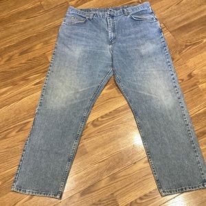 Wrangler relaxed fit jeans.